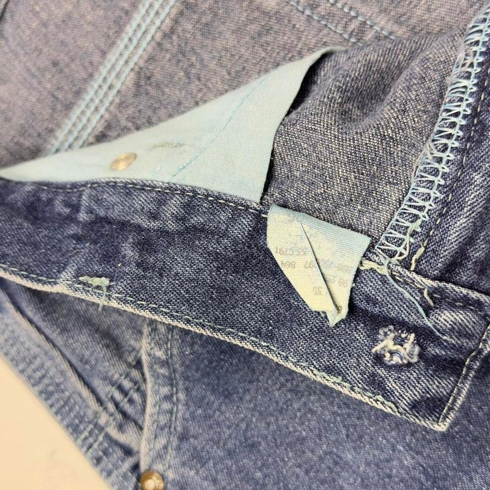 Lee × Vintage Vintage Lee Blue Carpenter Baggy Wide-Leg Streetwear Pants Size US 30 / EU 46 - 6 Thumbnail