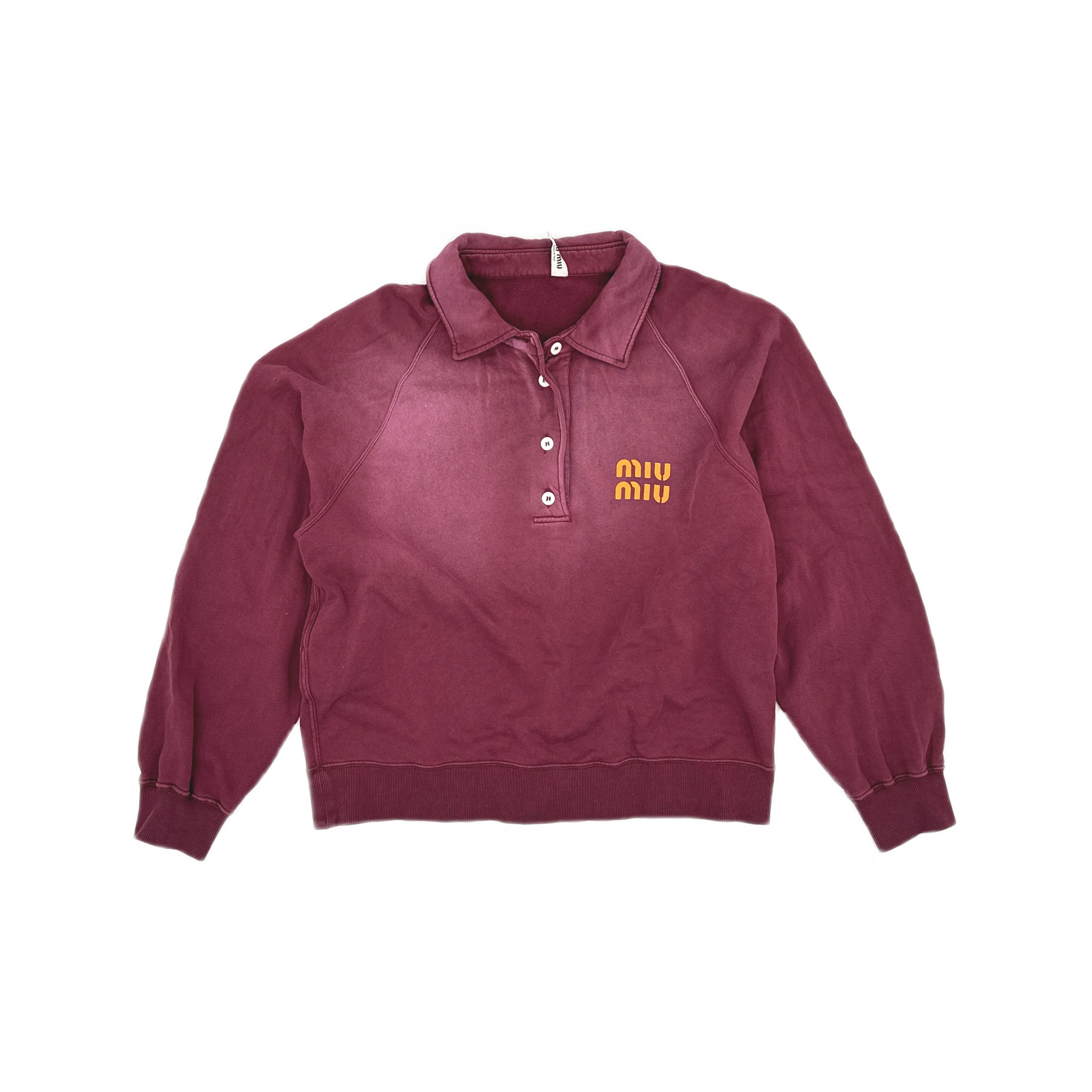 Miu Miu Miu Miu Logo Polo Shirt Size S Size S / US 4 / IT 40 - 1 Thumbnail