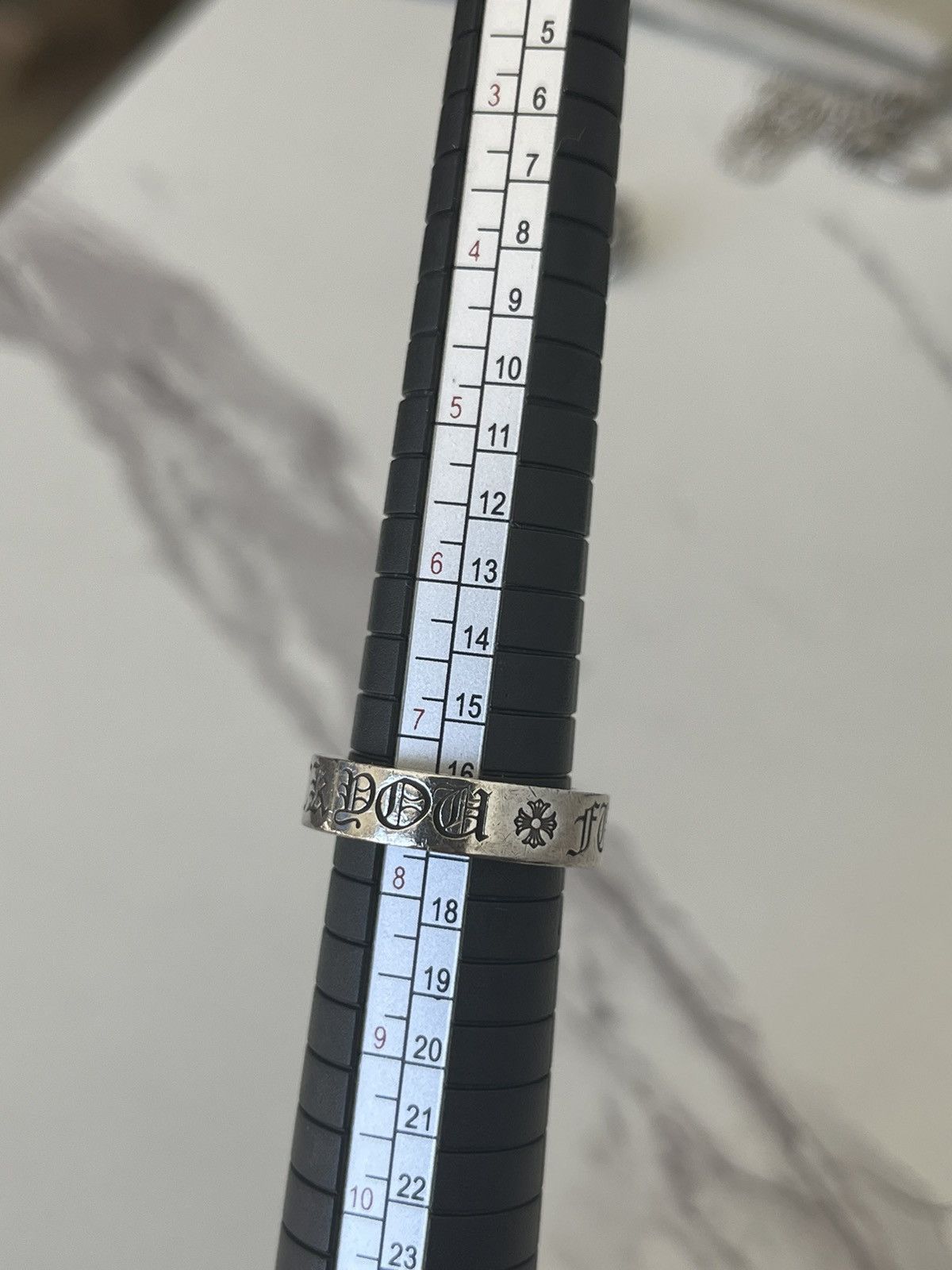 Chrome Hearts Fuck You 6mm Spacer Ring - US7.5 | Grailed