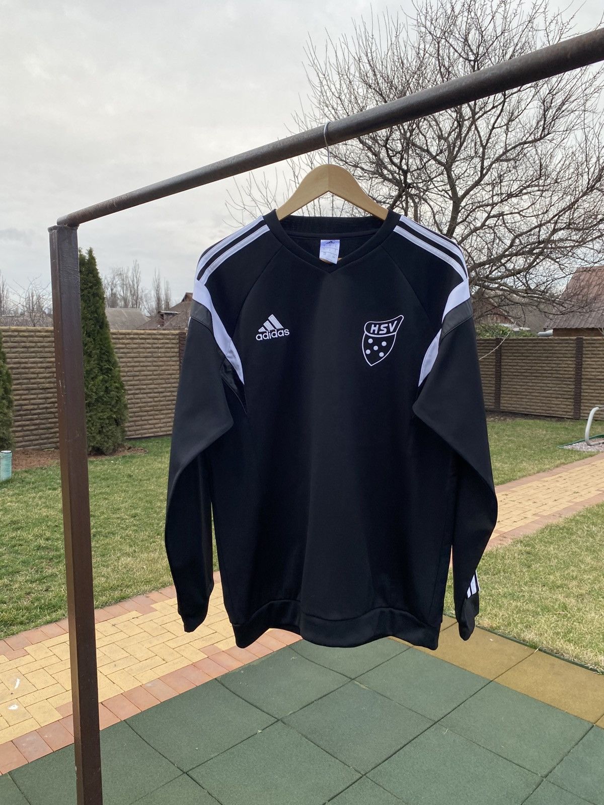 Adidas Adidas black training sweatshirt HSV Maurer Sport, new Size US L / EU 52-54 / 3 - 2 Thumbnail