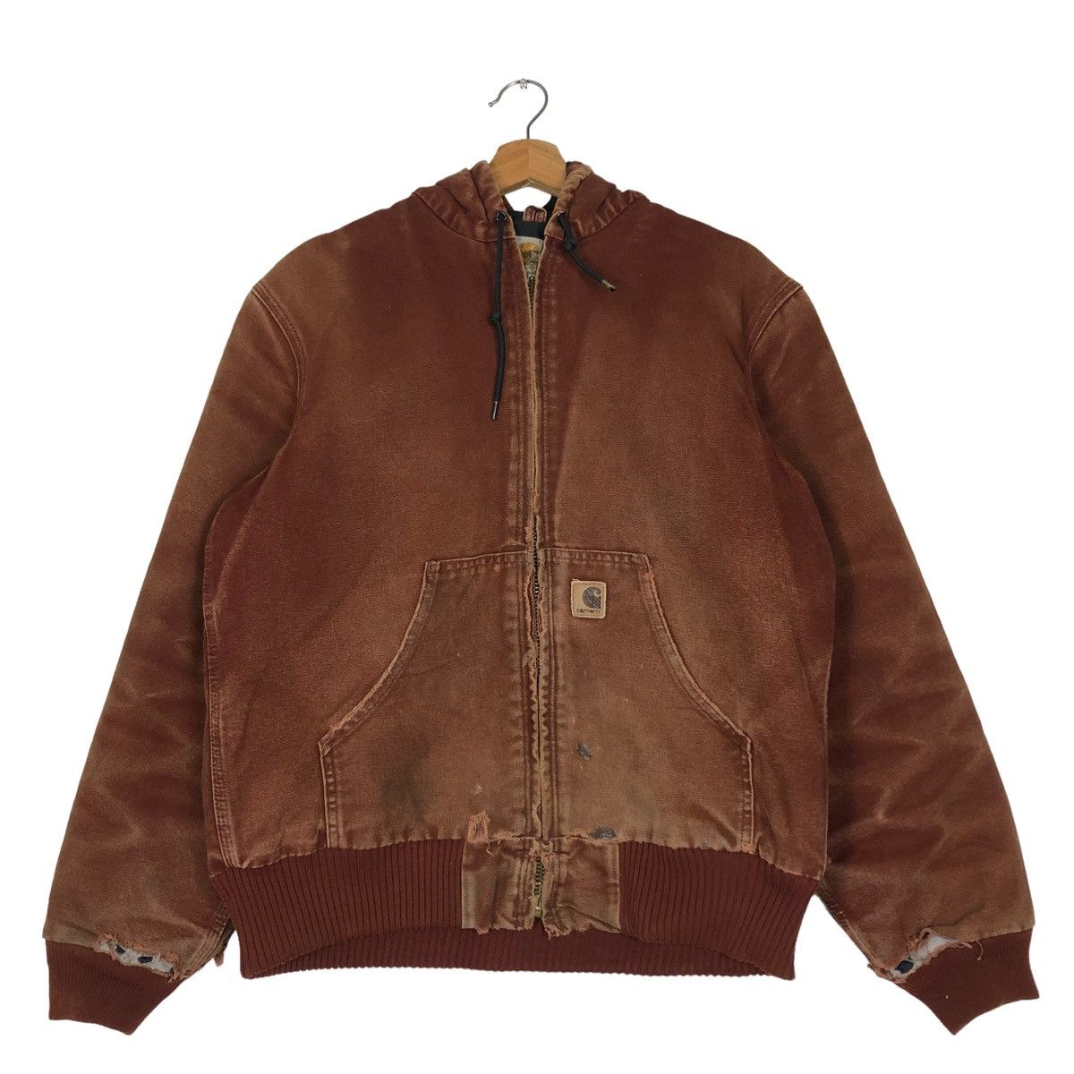Carhartt 🔥Vtg Distressed Chore Jacket Duck Canvas Carhartt USA Size US M / EU 48-50 / 2 - 1 Thumbnail