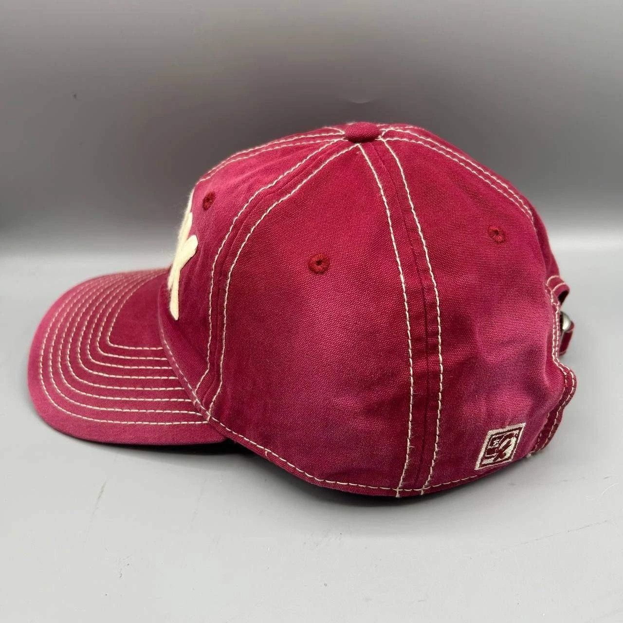 The Game Vintage Arkansas Razorbacks Hat NCAA Strap Back Cap Cotton Size ONE SIZE - 6 Thumbnail
