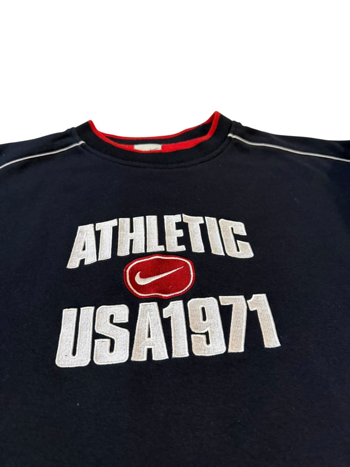 Nike × Vintage Y2K 2000s Vintage Nike Athletic Sweatshirt Size US XL / EU 56 / 4 - 2 Thumbnail