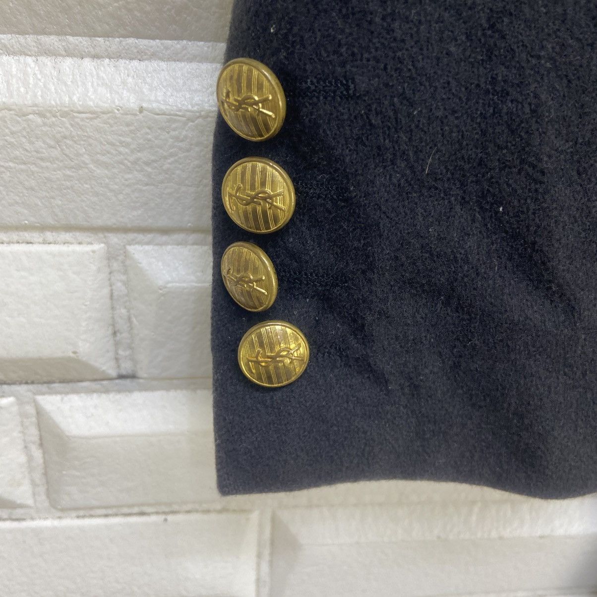 Yves Saint Laurent Vintage Yves Saint Laurent Made in France Blazer Coat Size 40R - 9 Thumbnail