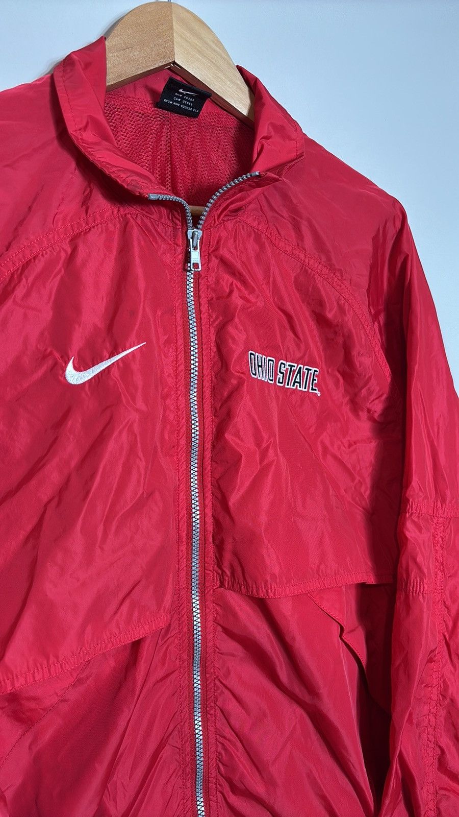 Nike × Vintage Vintage Nike Ohio State Buckeyes Warmup Jacket Size US S / EU 44-46 / 1 - 2 Thumbnail