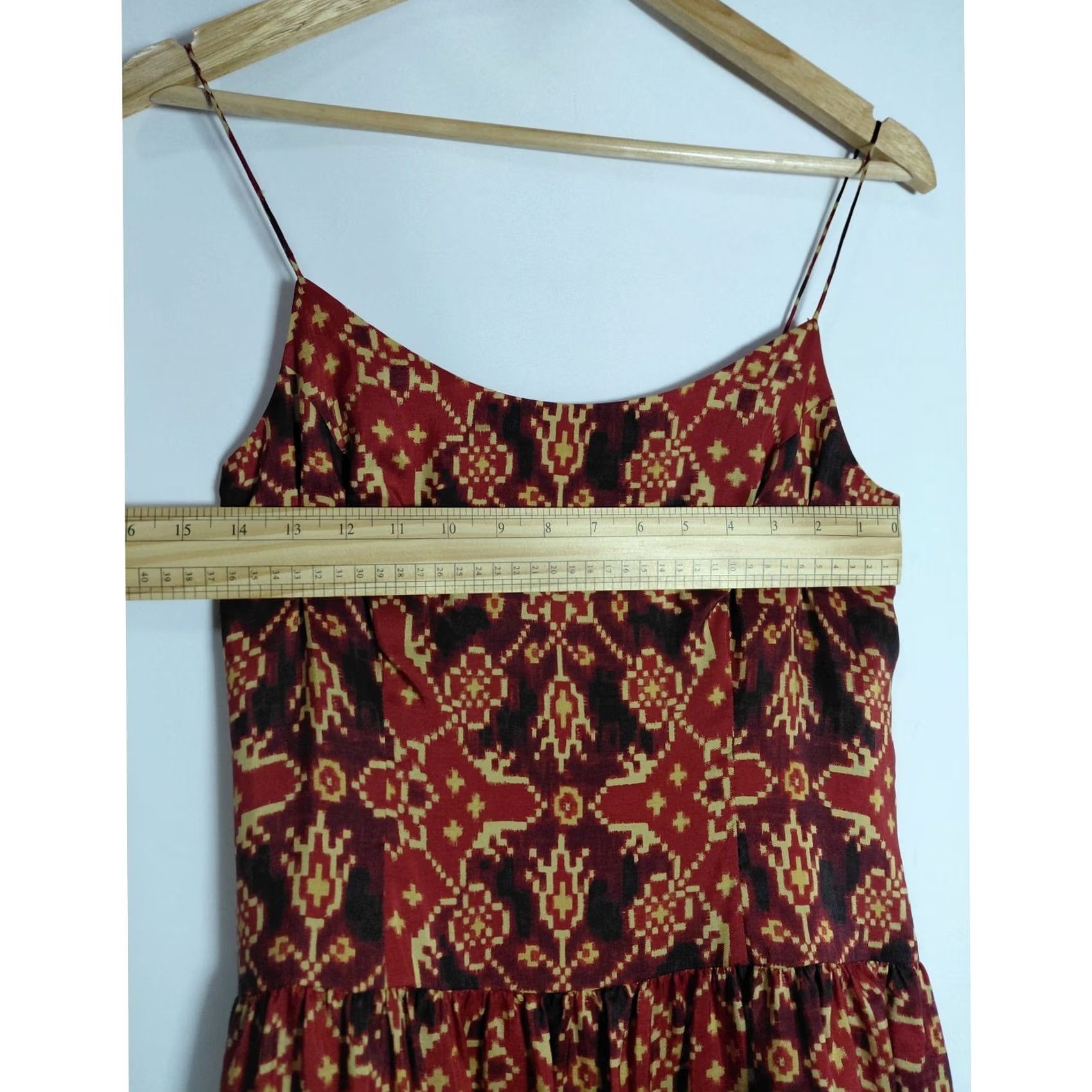 Ralph Lauren LAUREN RALPH LAUREN Dress Silk Red Graphic Print Sleeveless Size 6 Dress Size M / US 6-8 / IT 42-44 - 8 Thumbnail
