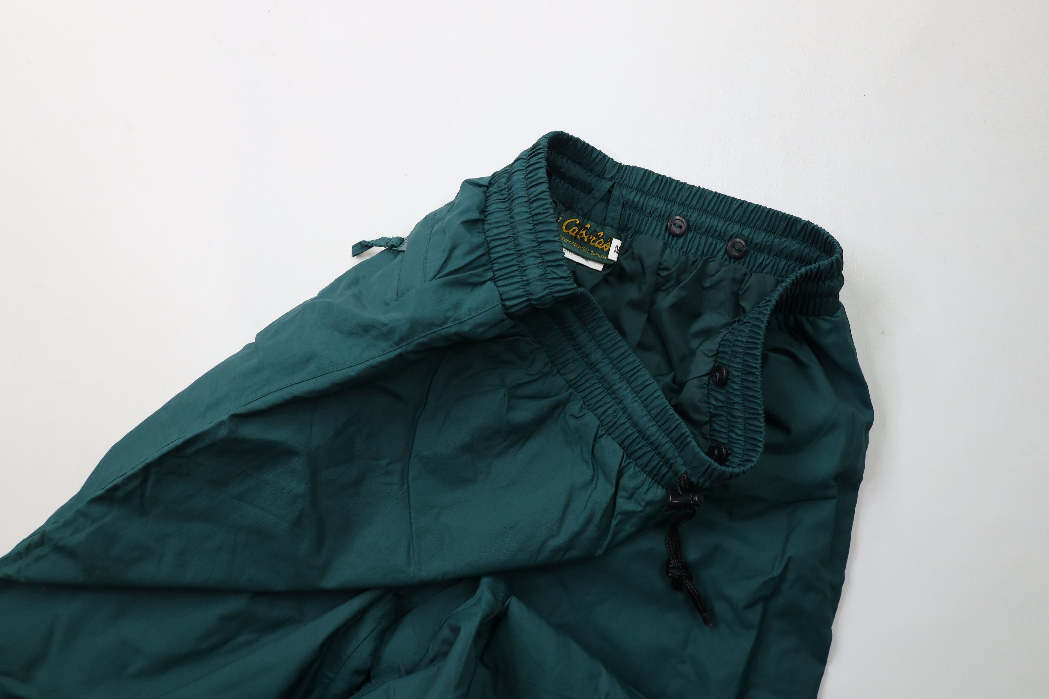 Cabelas × Vintage Vintage 90s Cabelas Waterproof Outdoor Rain Paints Green Size US 34 / EU 50 - 6 Thumbnail