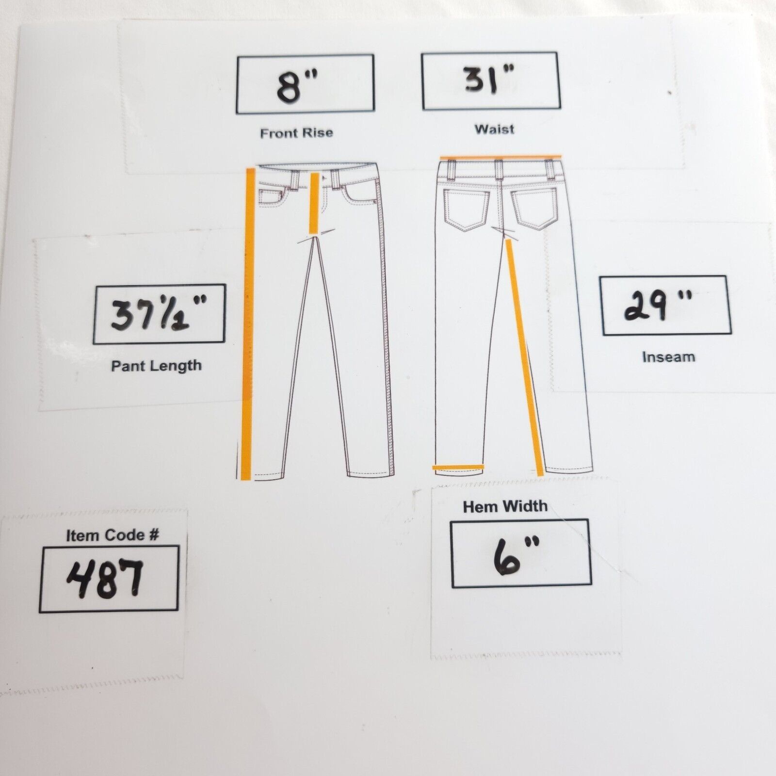 7 For All Mankind 7 For All Mankind Josefina Button Jeans Womens Size 28 Blue Size 31" - 9 Thumbnail