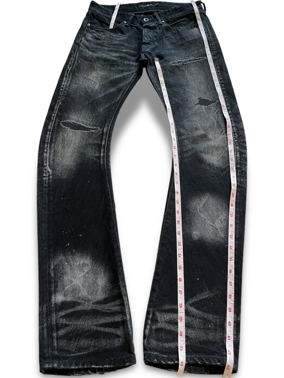 CIVARIZE × Japanese Brand Vintage Japanese Civarize Painted Gaultier Style Punk Jeans Size US 30 / EU 46 - 12 Thumbnail