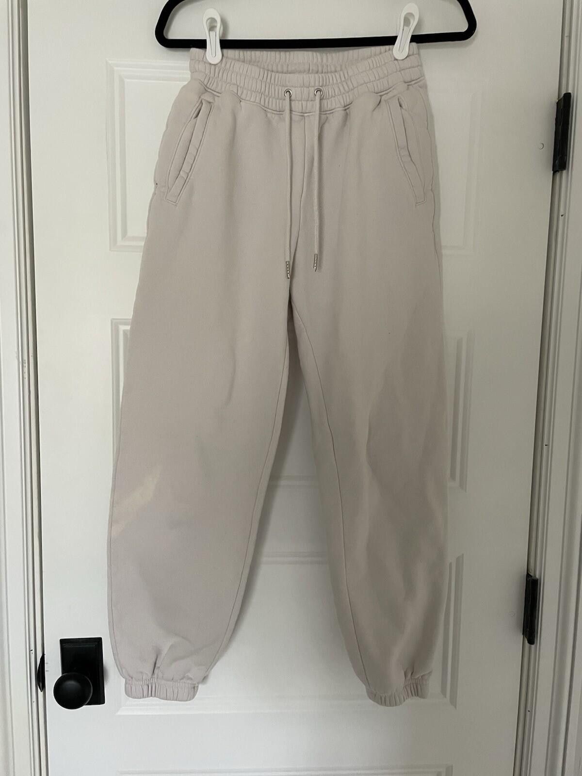Abercrombie & Fitch Abercrombie Fitch Women Jogger Sweatpants Ecru Small Size 28" / US 6 / IT 42 - 1 Thumbnail