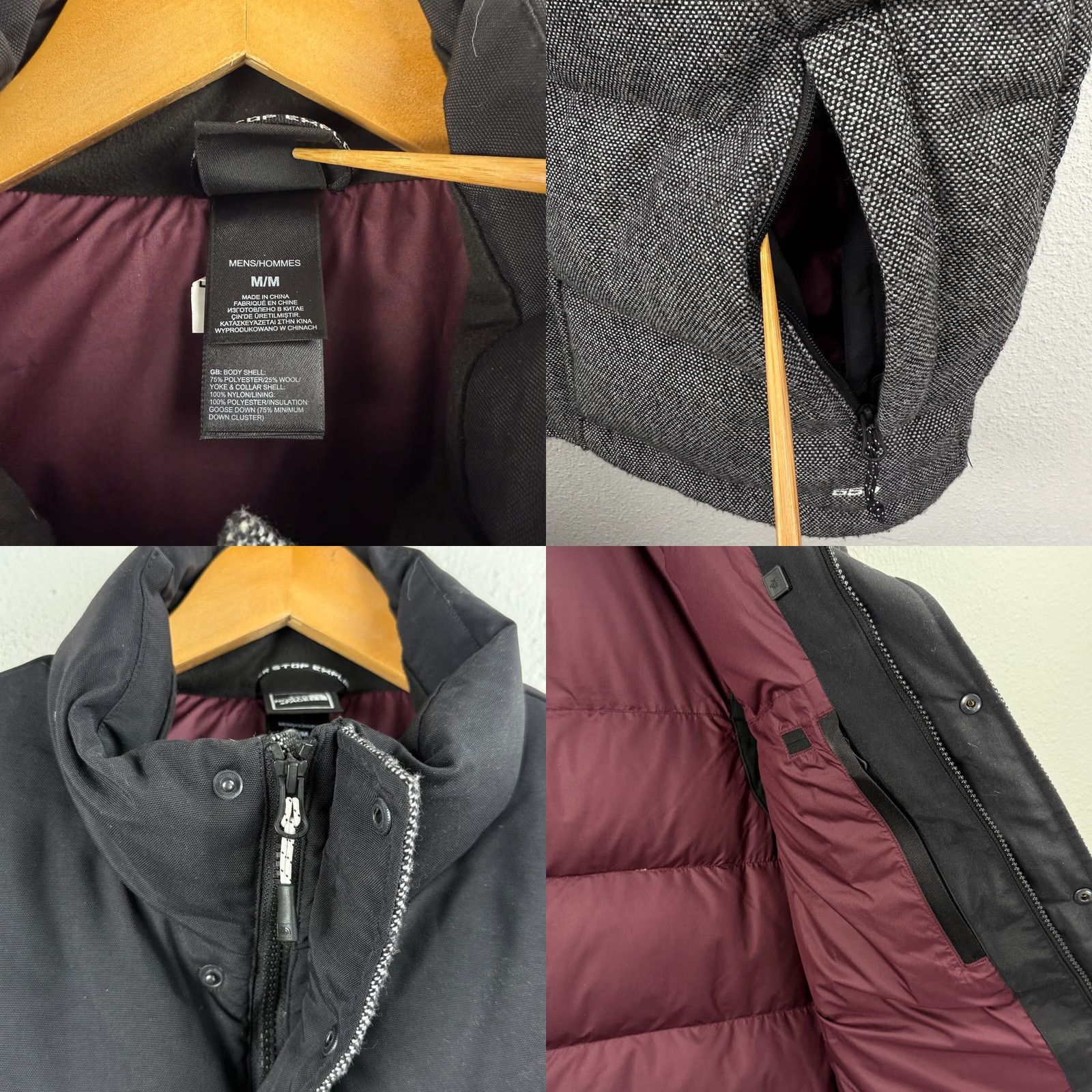 The North Face VINTAGE The North Face Puffer Vest 550 Gray Knit Mens M Medium Jacket Vest Size US M / EU 48-50 / 2 - 8 Thumbnail