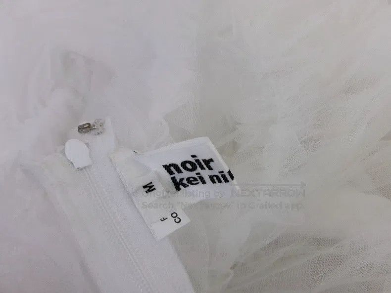Comme des Garcons Comme Des Garcons White Retro Lace Design Dress Size M / US 6-8 / IT 42-44 - 5 Thumbnail