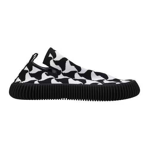 image of Bottega Veneta Ob1O1E0324 Slip On In Black / White Shoes in Black/White, Men's (Size 9)