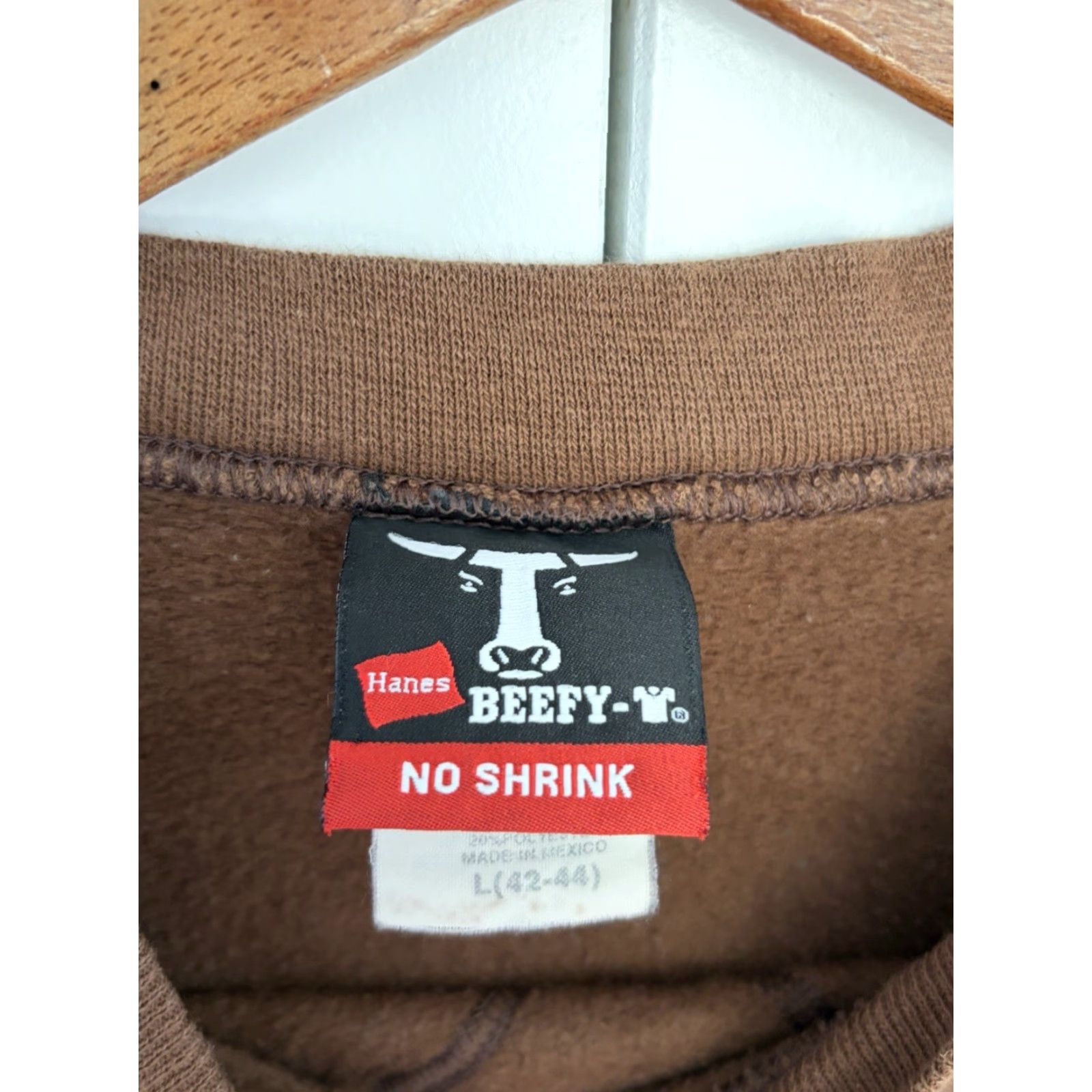 Gildan VINTAGE Gildan Heavy Blend Sweatshirt Brown Crew Neck Long Sleeve Pullover Size L Men’s Up North Michigan Sweatshirt Size US L / EU 52-54 / 3 - 6 Thumbnail