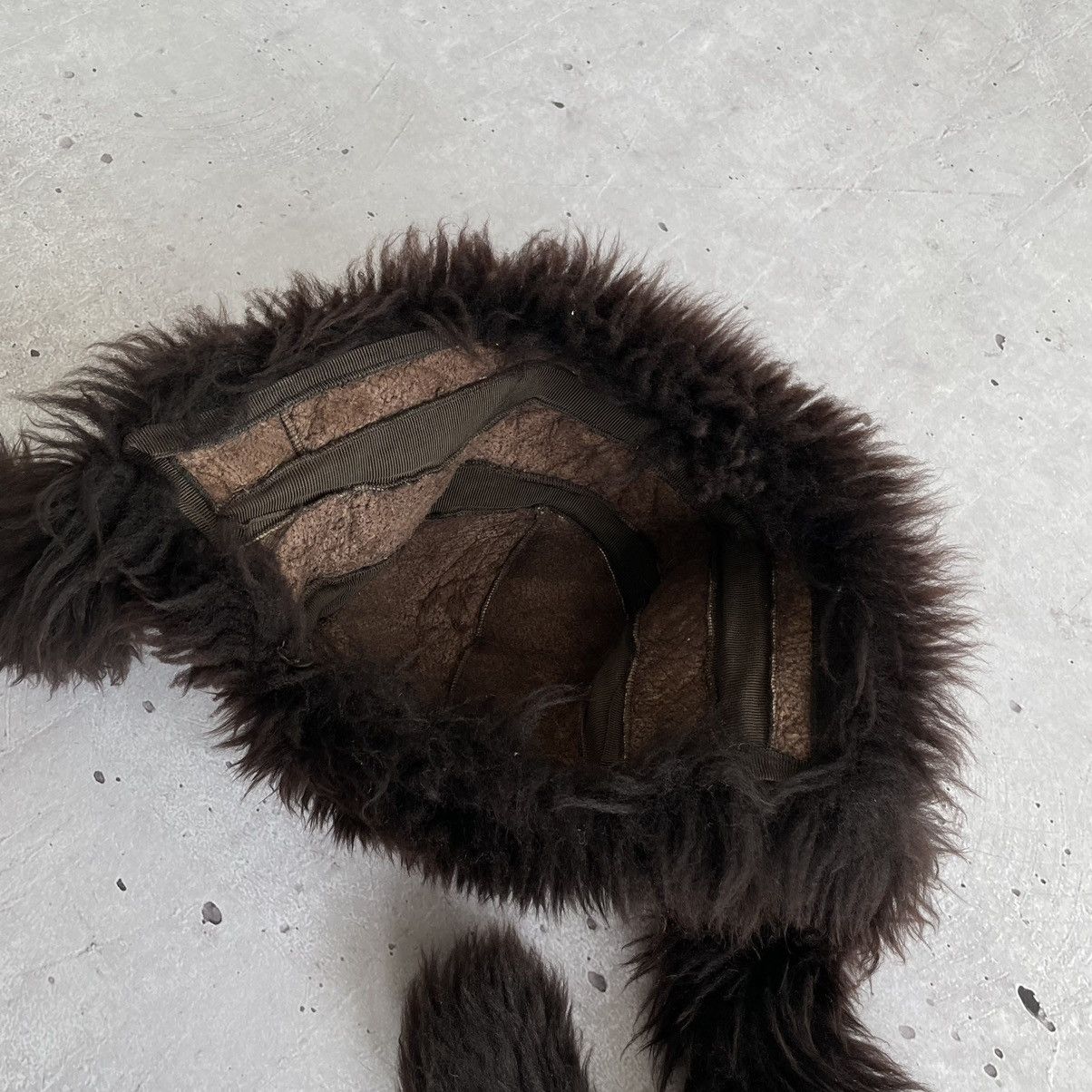 Japanese Brand × Vintage Vintage Hat Ushanka Mohair Fuzzy Y2K Cap Size ONE SIZE - 7 Thumbnail