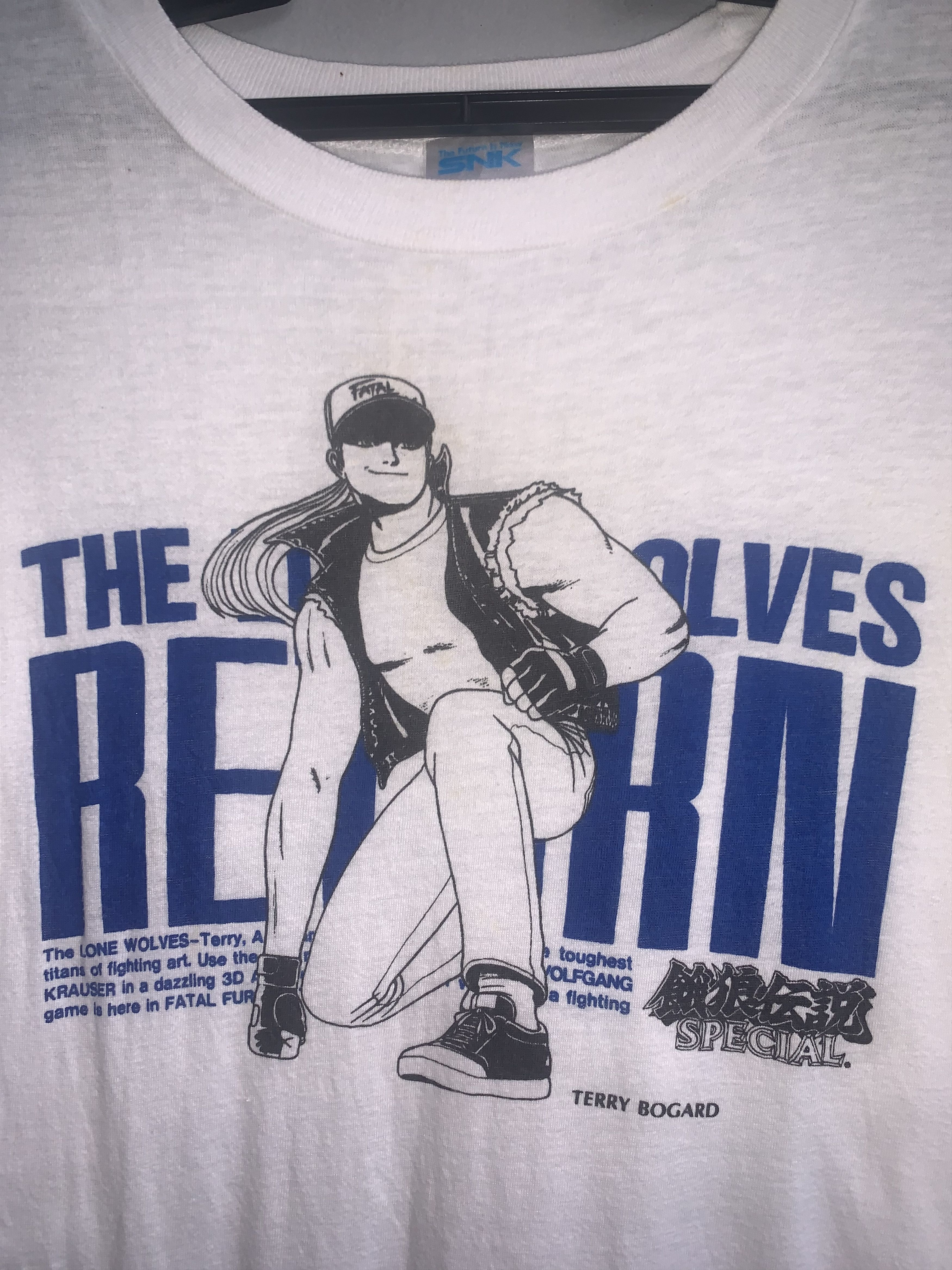 Anime Terry Bogard The King Of Fighters By SNK Vintage 90s Shirt Size US L / EU 52-54 / 3 - 2 Thumbnail
