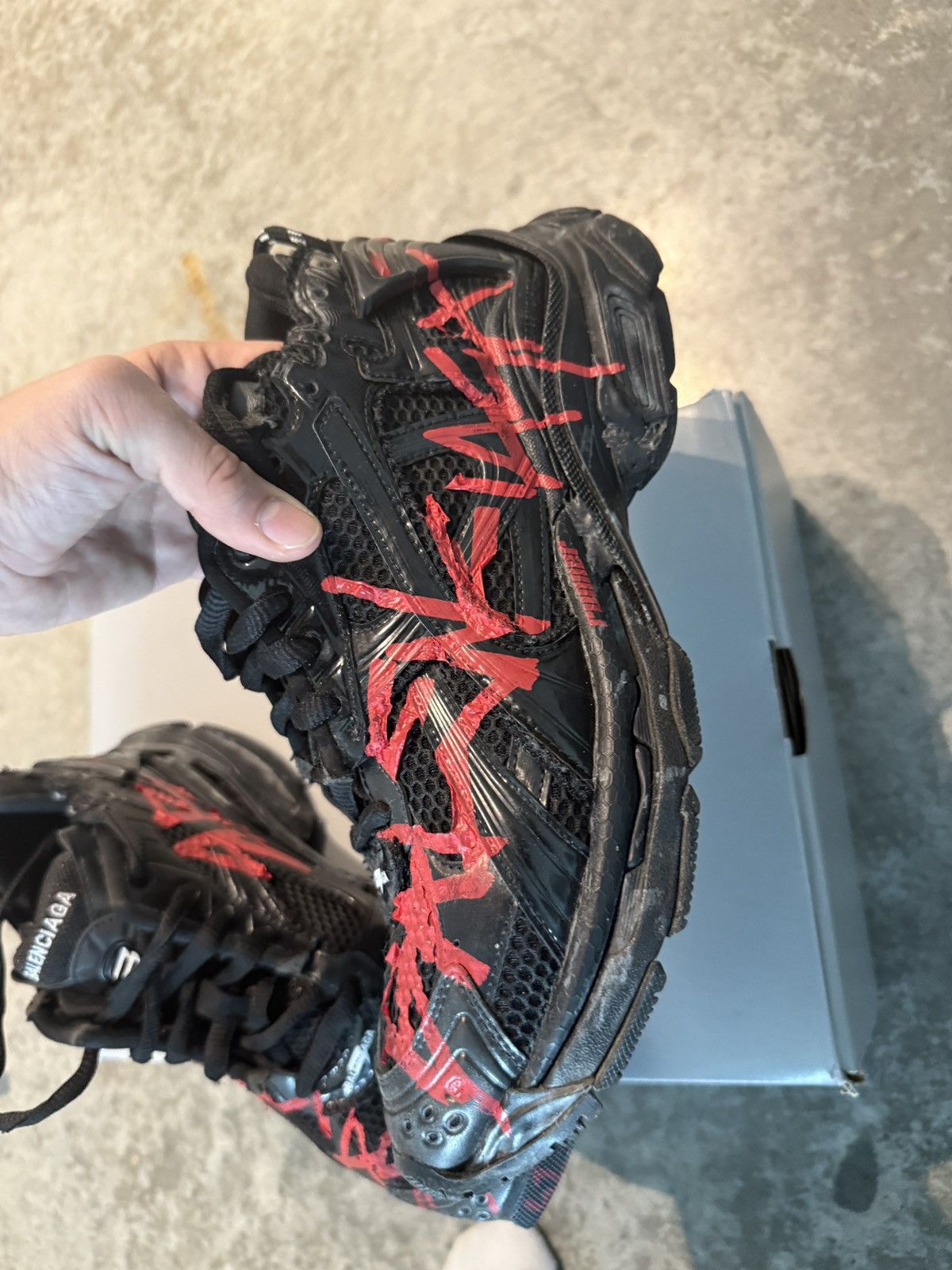 Balenciaga Balenciaga Graffiti Runners Size US 8.5 / EU 41-42 - 6 Thumbnail