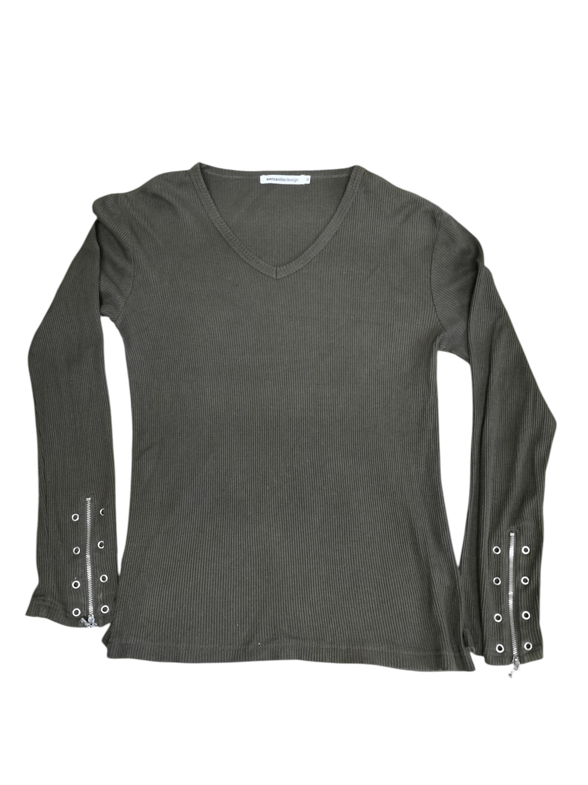 semanticdesign Semantic design v-neck waffle punk gothic style Size US M / EU 48-50 / 2 - 1 Thumbnail