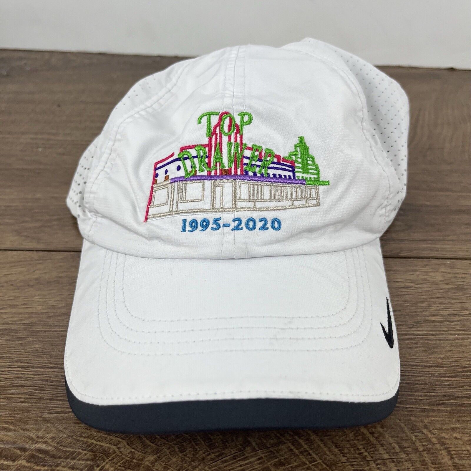 Nike Top Drawer Hat Nike 1995 2020 Hat White Adjustable Hat White Size ONE SIZE - 6 Thumbnail
