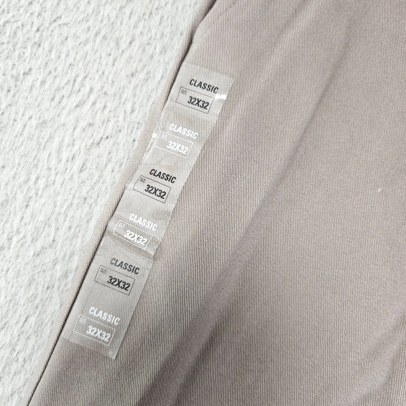 Croft & Barrow Croft & Barrow Dress Pants Mens 32x32 Grey Classic Flat Front Comfort Khaki Dress Pants Mens Grey 32x32 Classic Men Pants Size US 32 / EU 48 - 3 Thumbnail