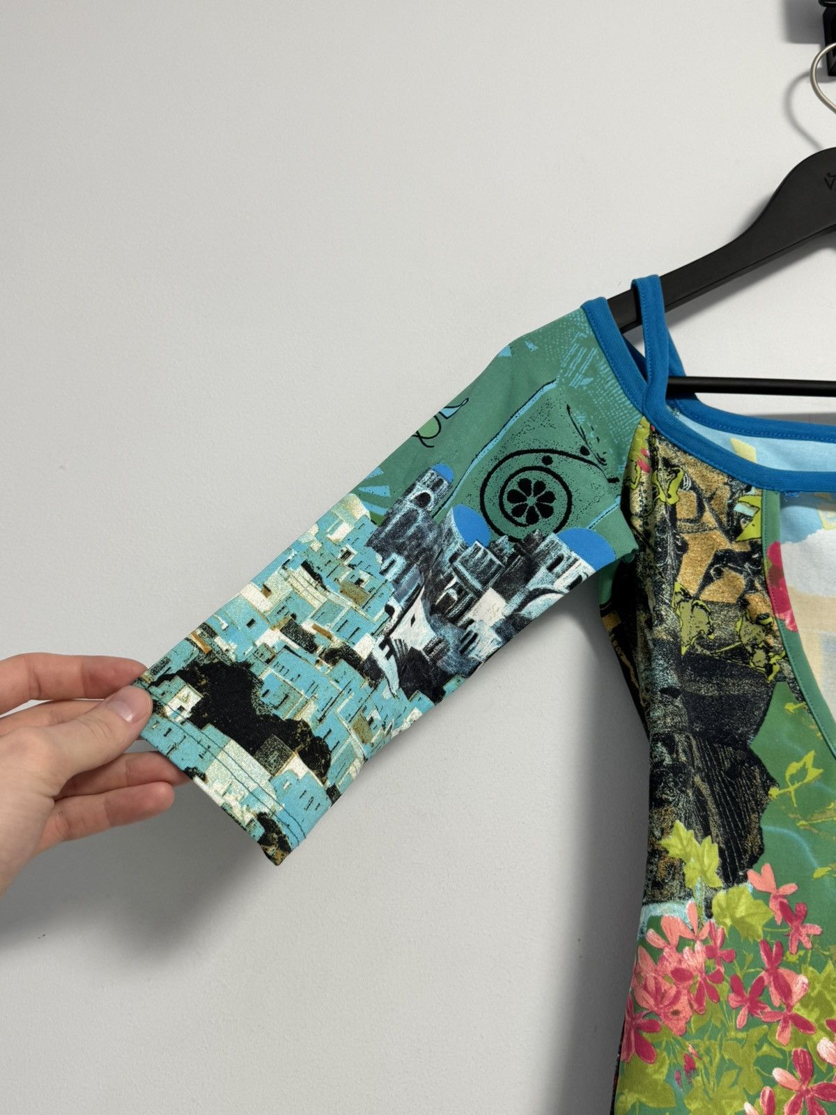 Other Save The Queen 90's Tops Fishbones Abstract Print Poliammide Size M / US 6-8 / IT 42-44 - 15 Thumbnail