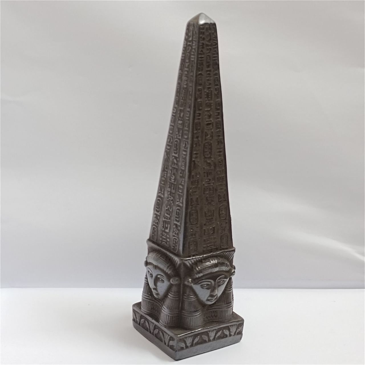 Handmade Egyptian obelisk statue with hieroglyphs ancient decor gift Size ONE SIZE - 3 Thumbnail