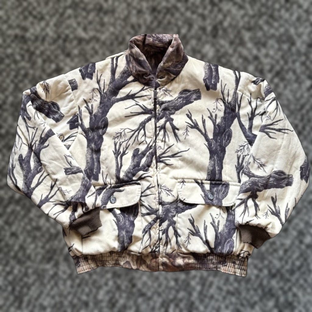 Vintage VINTAGE Pella Products Waterproof Reversible Woodl and Camo Jacket XL Men Size US XL / EU 56 / 4 - 1 Thumbnail