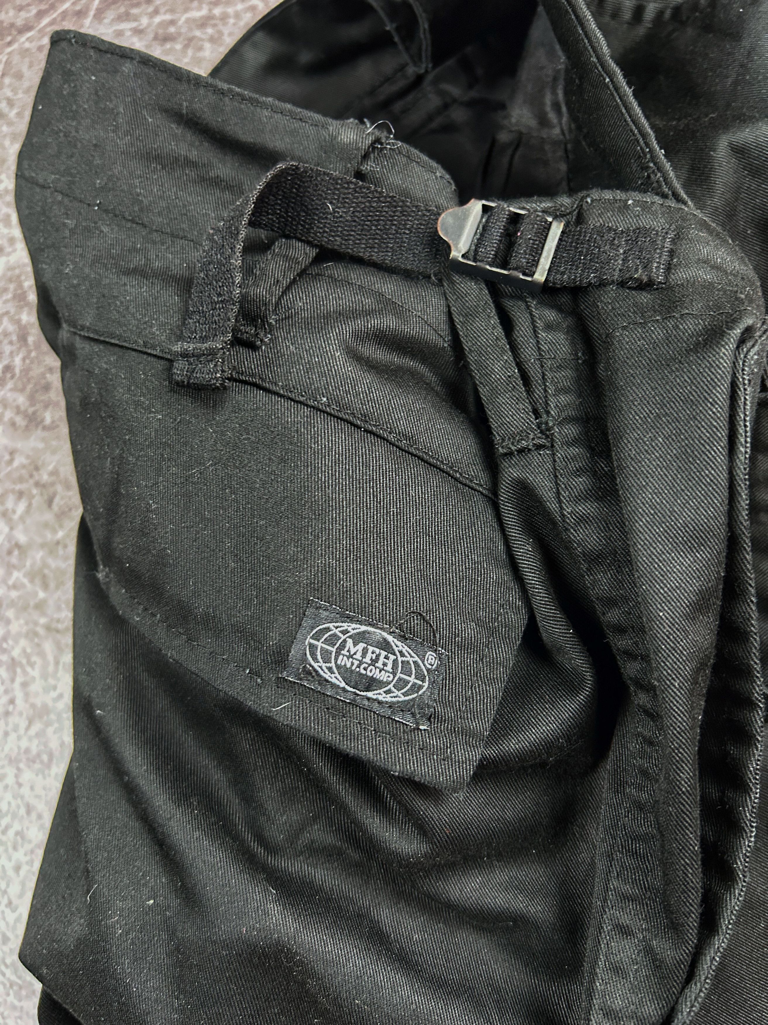 Vintage VTG Balenciaga Rick Owens Style Black Cargo Jeans 90s Y2K Size US 32 / EU 48 - 7 Thumbnail