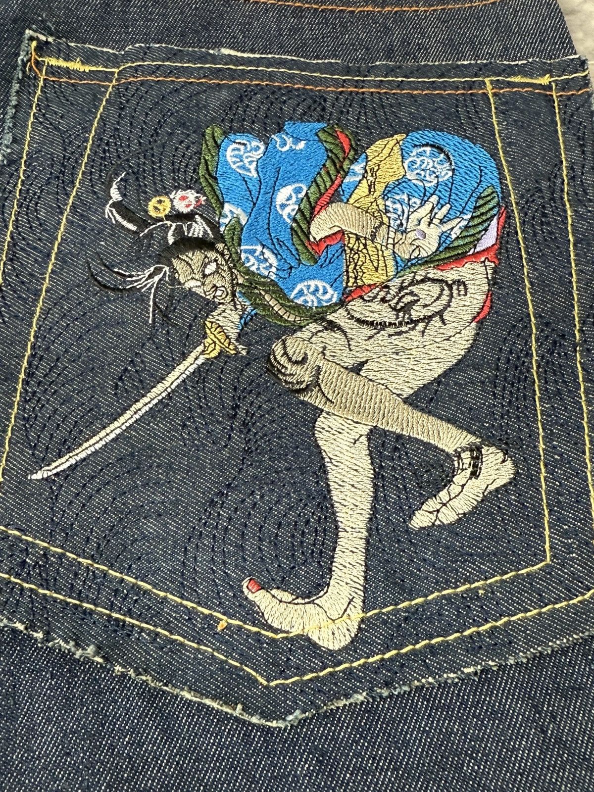 Japanese Brand Red Monkey Company RMC Martin Ksohoh Jorts Size US 32 / EU 48 - 4 Thumbnail