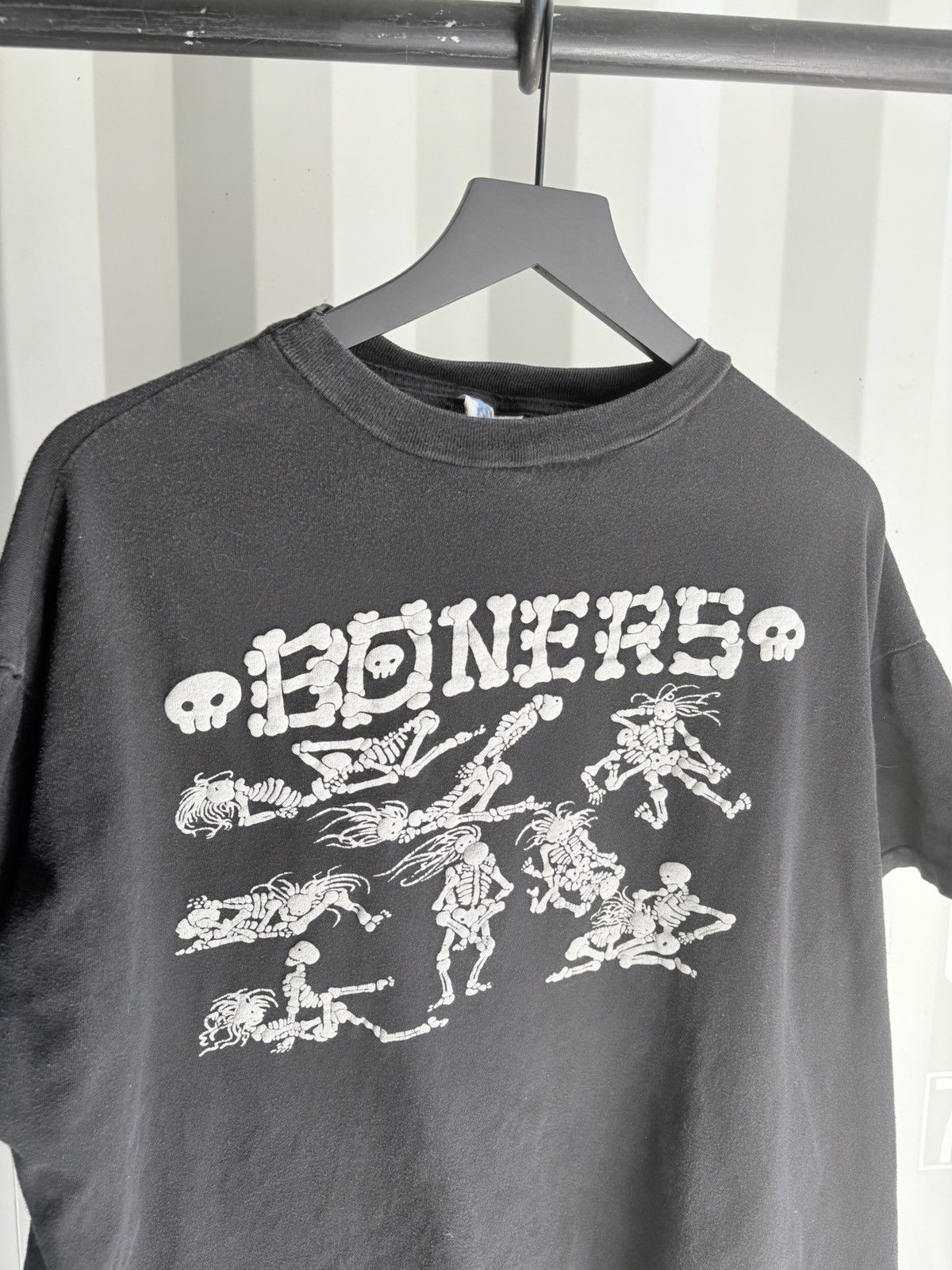 Vintage Vintage Sex Positions Skeleton Shirt Faded Boxy Grunge Size US XL / EU 56 / 4 - 2 Thumbnail