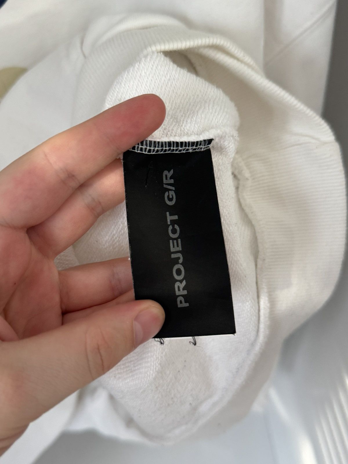 PROJECT G/R ✅Project G/R Love (Dove) white hoodie Size US L / EU 52-54 / 3 - 4 Thumbnail
