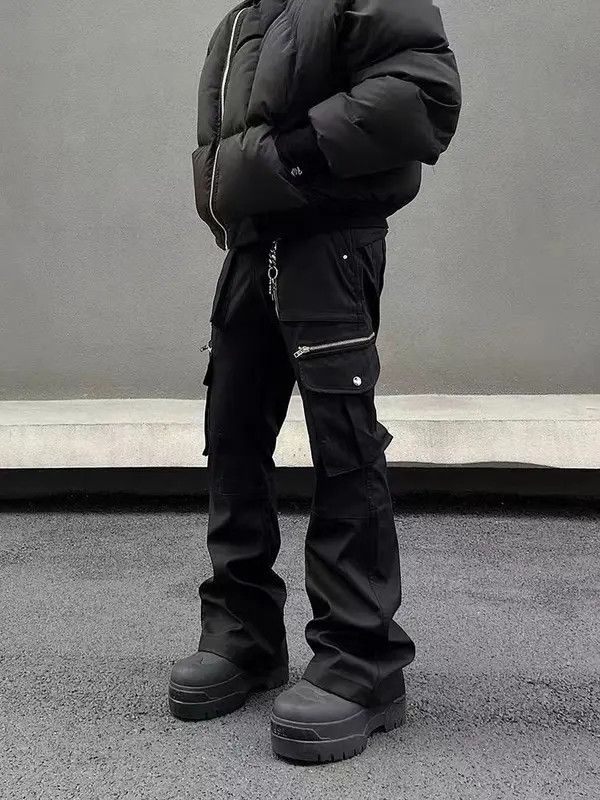 Vintage VIBE Street retro heavyweight zipper pocket cargo trousers Size US 32 / EU 48 - 6 Thumbnail