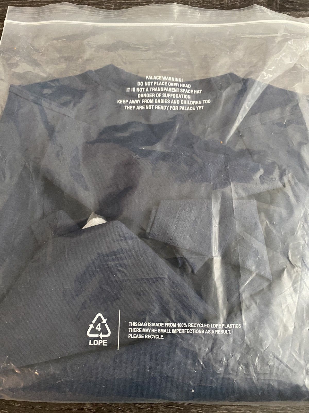 Designer × Palace Palace Heavy Font Navy Tee Size US S / EU 44-46 / 1 - 6 Thumbnail
