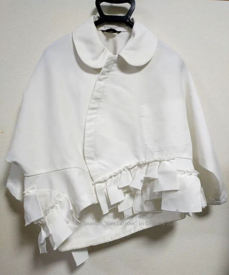 Comme des Garcons Comme Des Garcons White vintage lace design sense top Size XS / US 0-2 / IT 36-38 - 1 Thumbnail