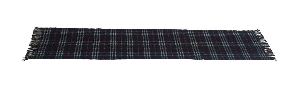 Burberry × Designer × Vintage Rare Design Vintage Brand Burberry's Lamb Wool Scarves 1990s Size ONE SIZE - 5 Thumbnail