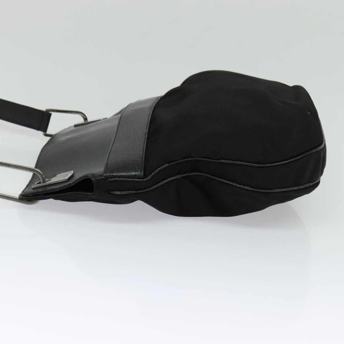 Gucci GUCCI Shoulder Bag Nylon Leather Black Silver 001 001 Size ONE SIZE - 4 Thumbnail