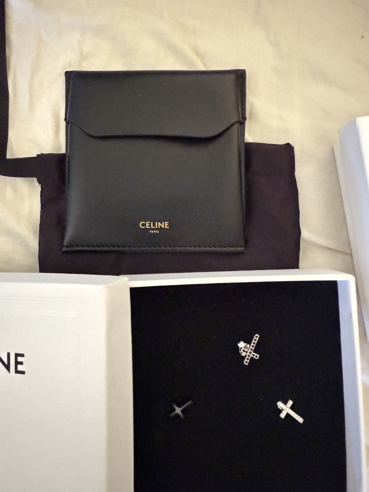 Celine Celine by Hedi SLimane earrings Size ONE SIZE - 3 Thumbnail