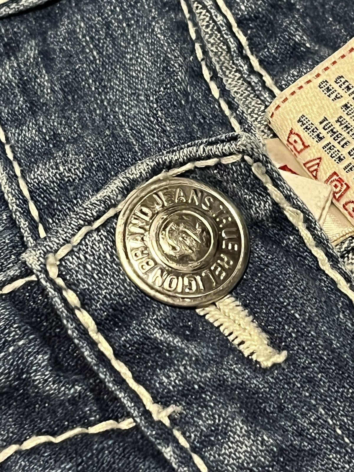 True Religion × Vintage TRUE RELIGION BOBBY VINTAGE Y2K USA DENIM JEANS Size US 36 / EU 52 - 7 Thumbnail