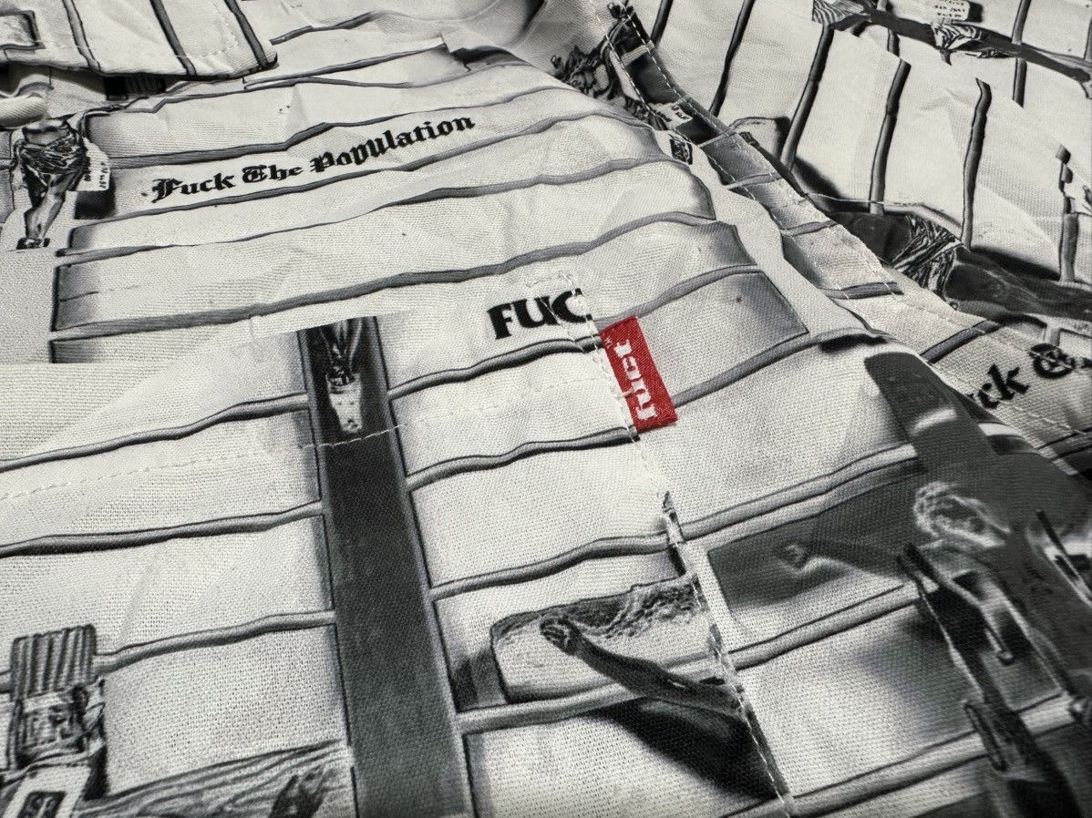FUCT × Fuck The Population 🔥Rare Fuct x FTP Shirt Cross Button Up Size US L / EU 52-54 / 3 - 5 Thumbnail