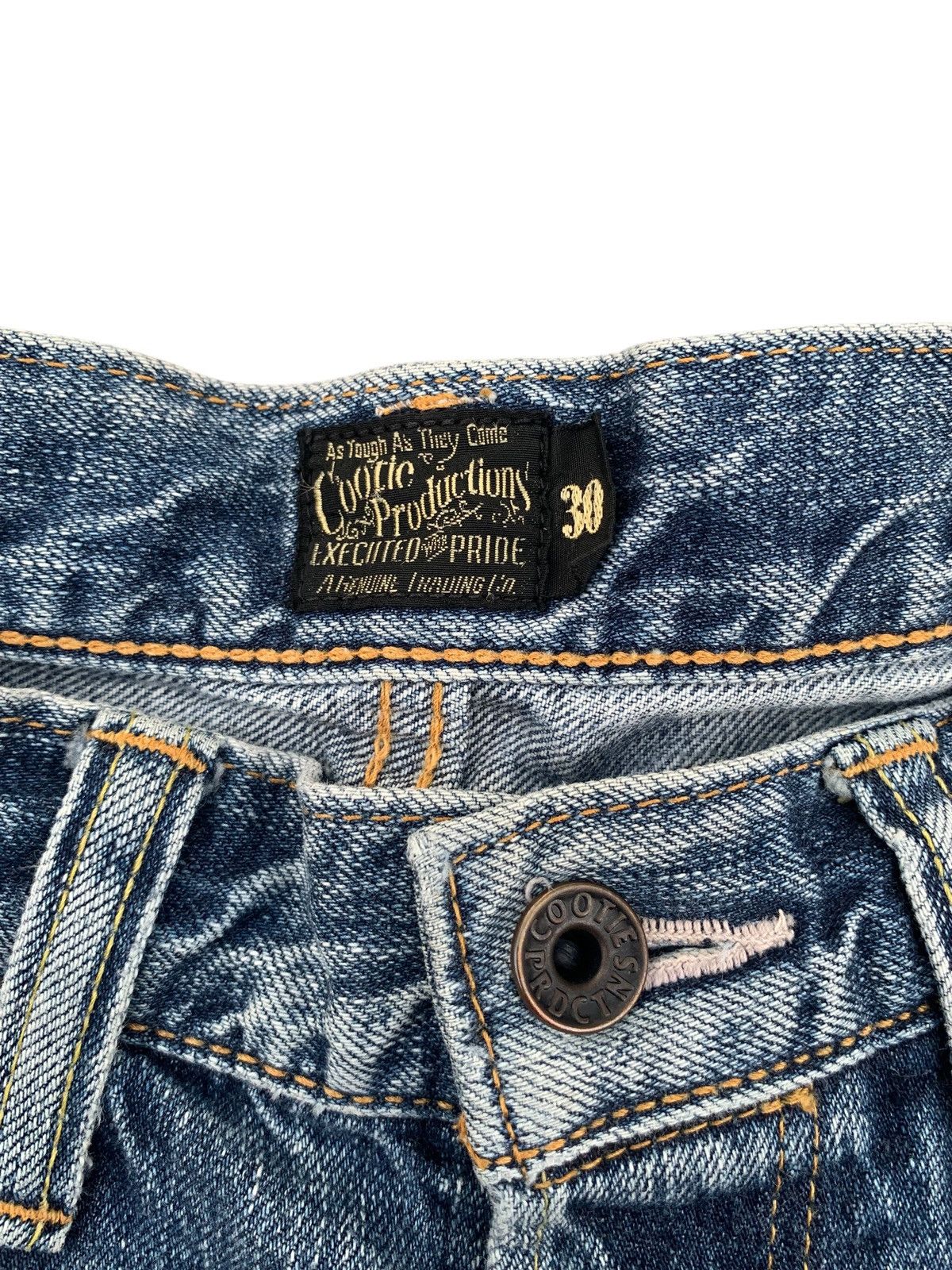 Kapital COOTIE SELVEDGE RUSTY MUDWASH JAPANESE DISTRESSED DENIM Size US 28 / EU 44 - 12 Thumbnail