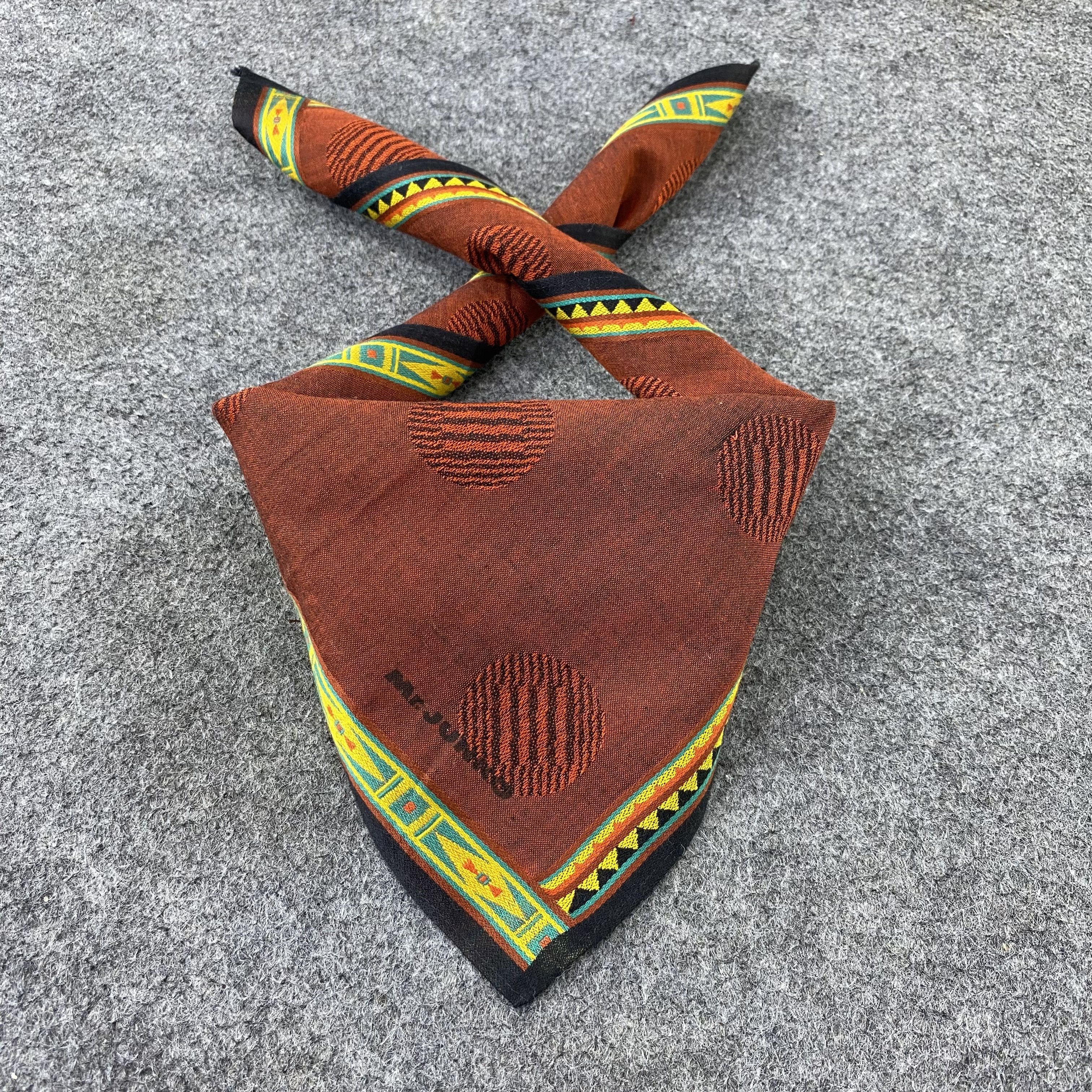 Japanese Brand Mr. Junko Handkerchief / Bandana / Neckerchief-B1274 Size ONE SIZE - 2 Thumbnail