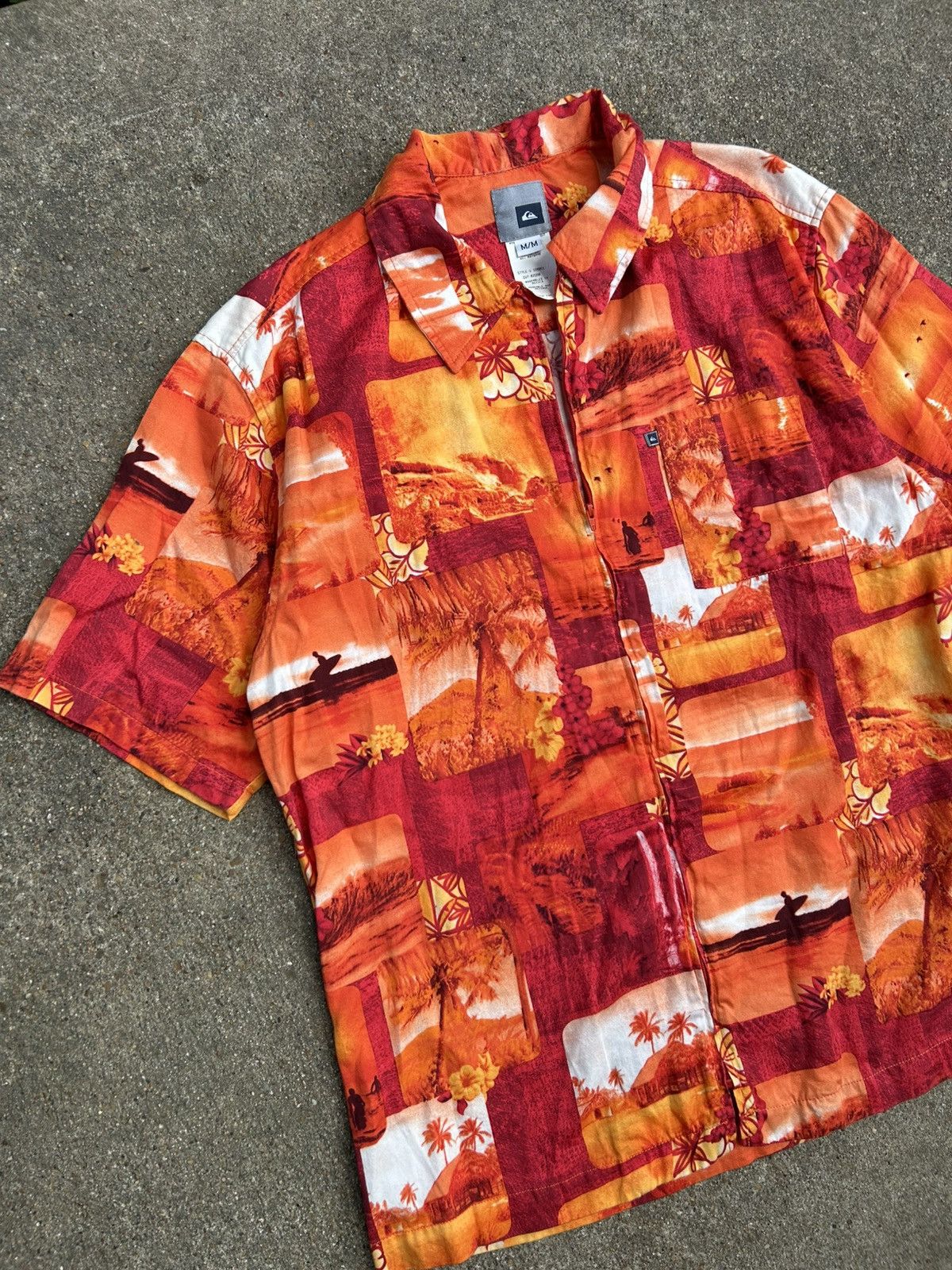 Quiksilver 90’s Quicksilver Surf Zip Shirt M Size US M / EU 48-50 / 2 - 1 Thumbnail