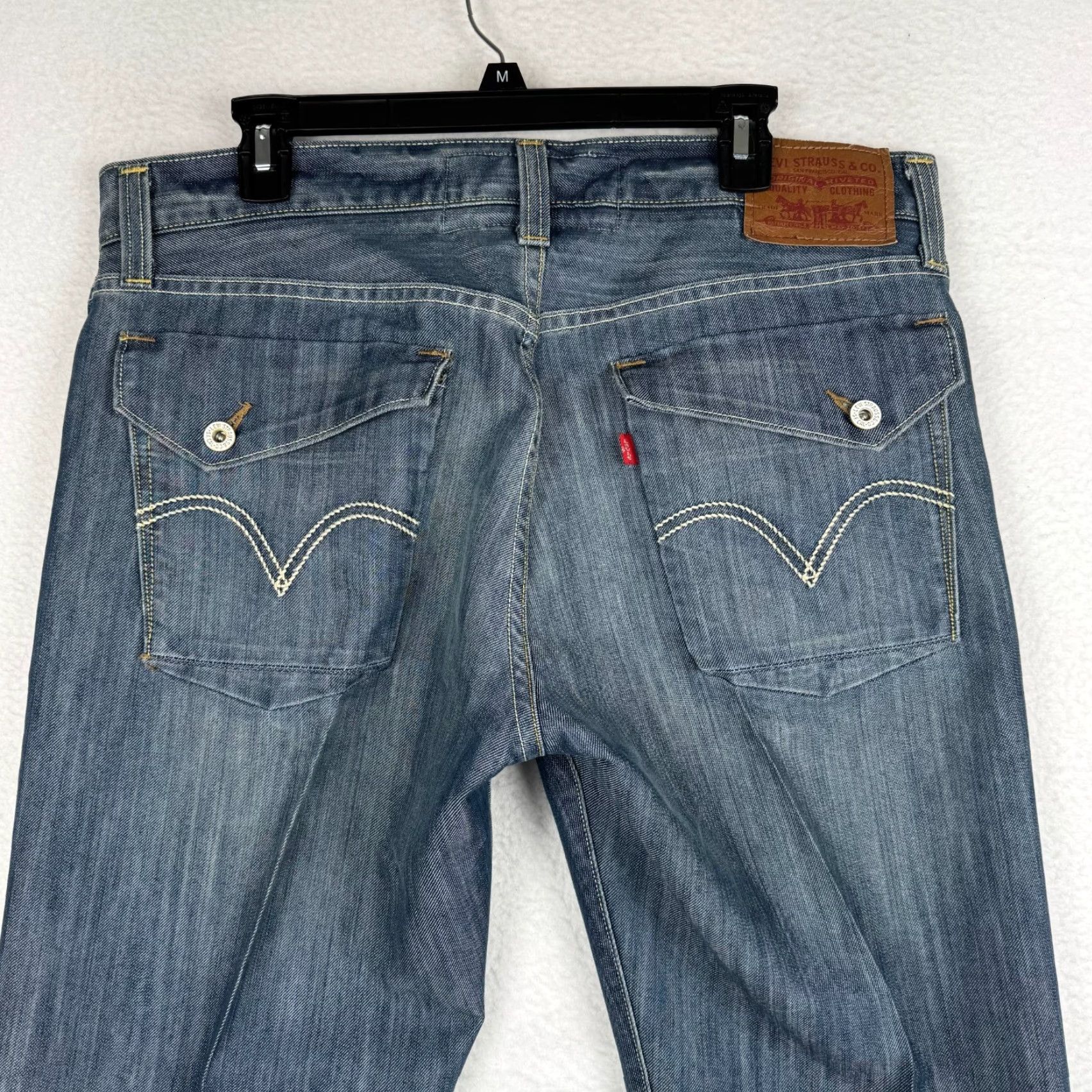 Levi's VINTAGE Levi's 527 Jeans Bootcut 36x30 Denim Blue Grunge 5-Pocket Design Mens Jeans Size US 36 / EU 52 - 2 Thumbnail