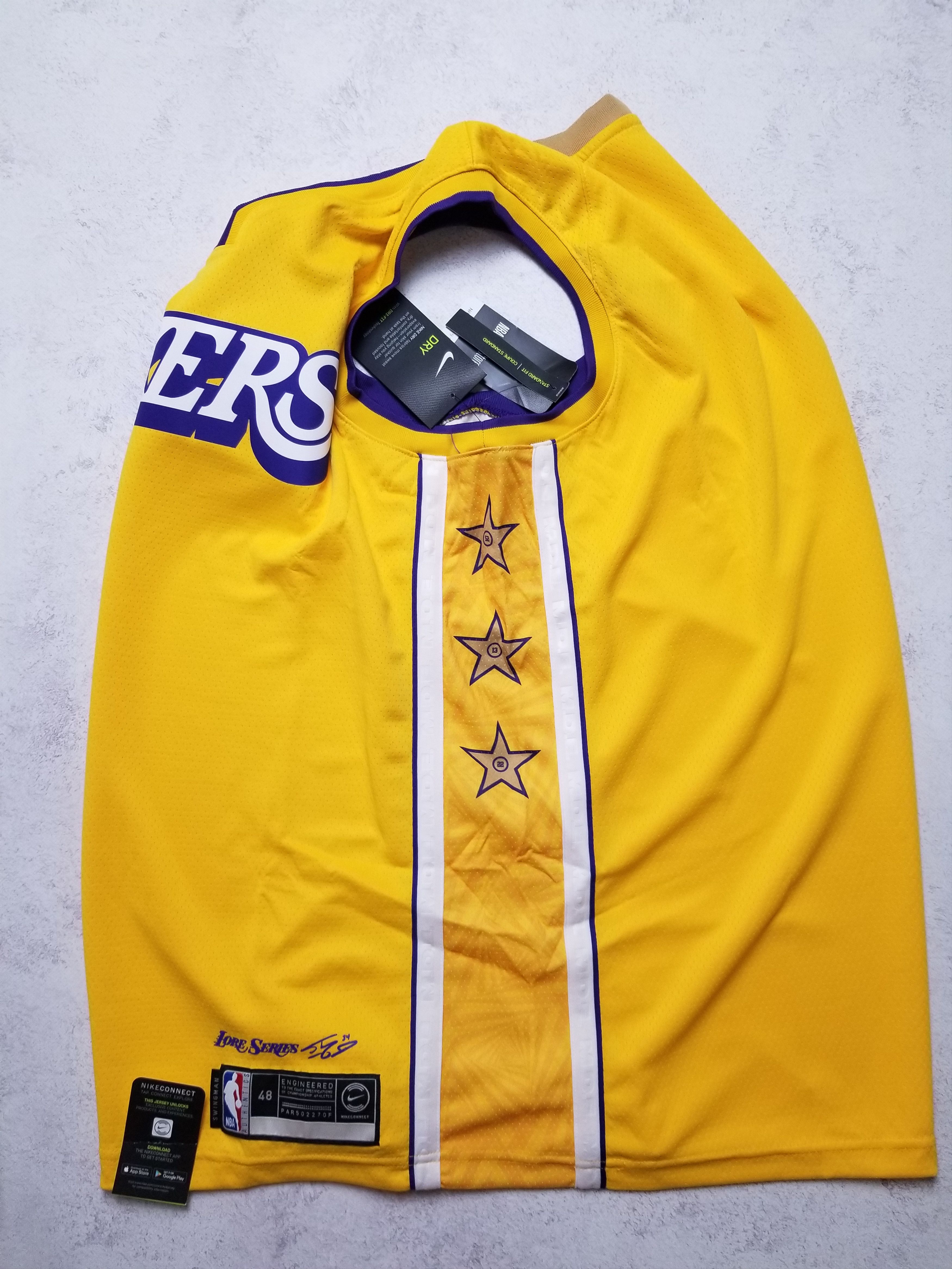 Nike Nike Los Angels Lakers NBA Swingman Blank Jersey AV4647-728 Size US L / EU 52-54 / 3 - 2 Thumbnail
