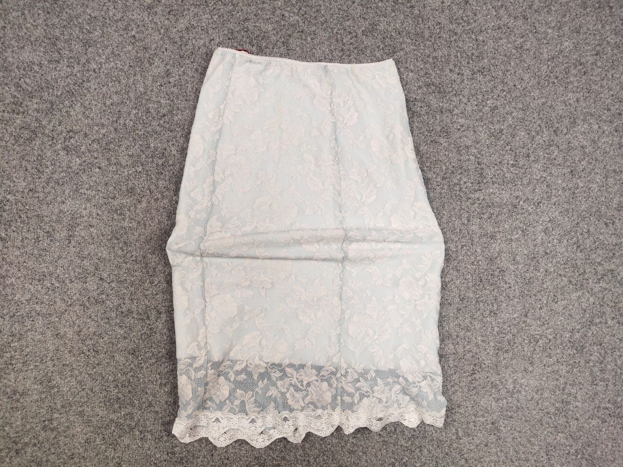 Other Petit Pois by Viviana G Designer lace skirt light blue Size 30" / US 8 / IT 44 - 10 Thumbnail
