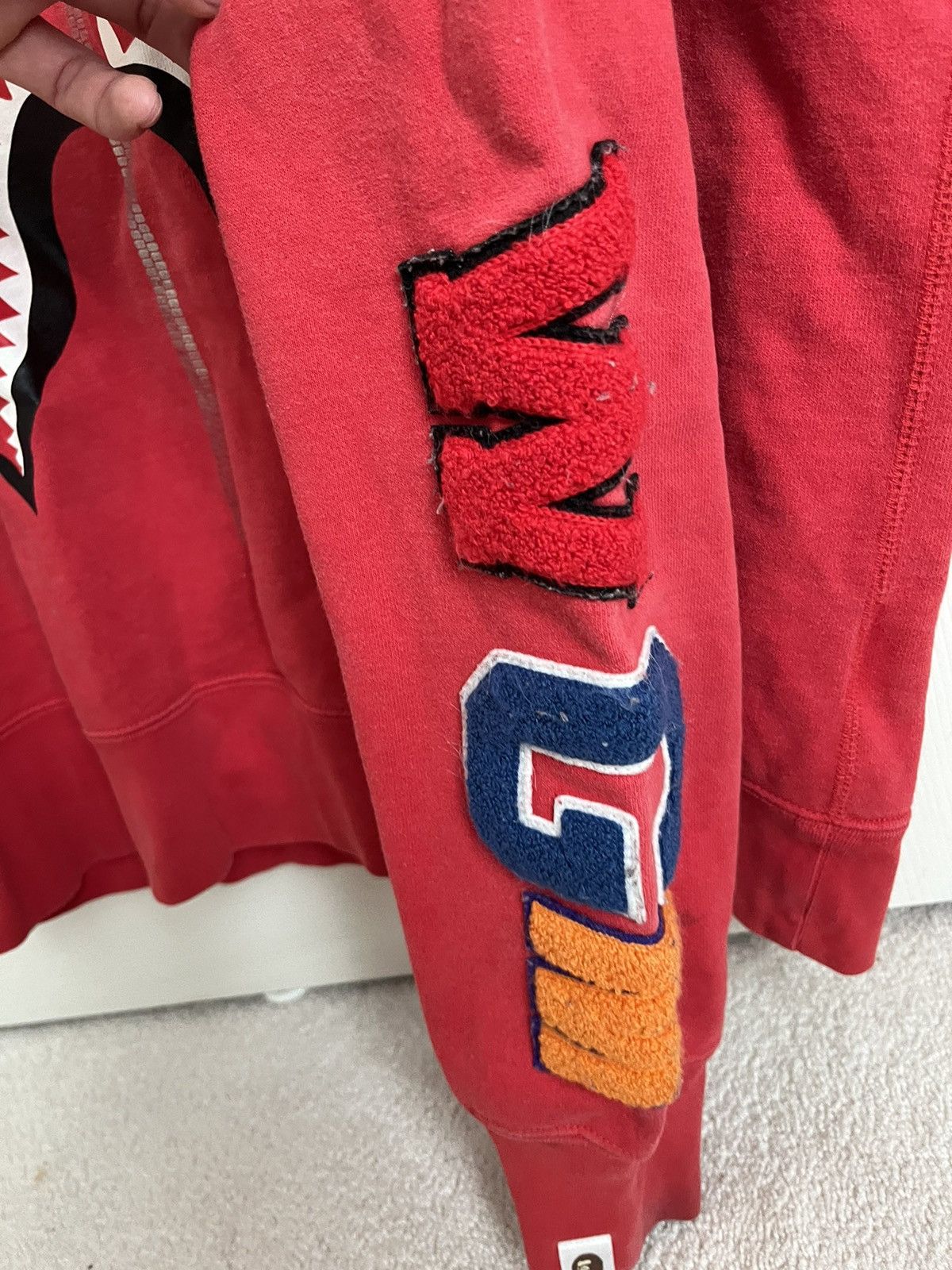 Bape Bape Shark Crewneck half zip Size US L / EU 52-54 / 3 - 2 Thumbnail
