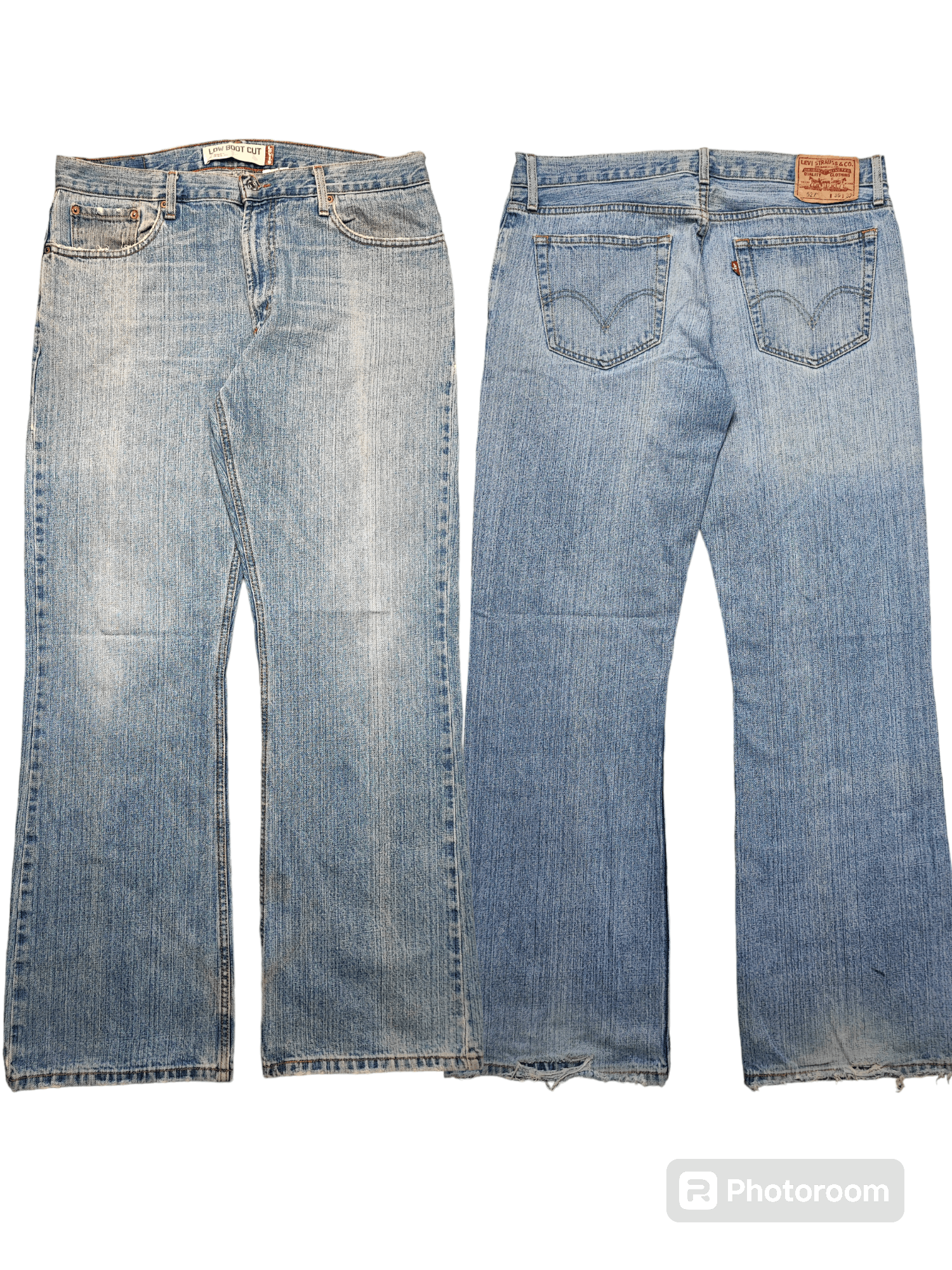Levi's Levi's 527 Flared Low Bootcut Jeans Size US 35 - 1 Thumbnail