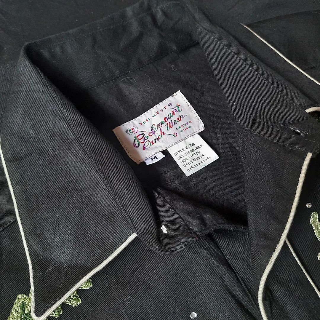 Cowboy Equipment × RRL Ralph Lauren × Rockmount Ranch Wear Rockmount Ranchwear Embroidery Pearl Snap Western Shirt Size US M / EU 48-50 / 2 - 5 Thumbnail