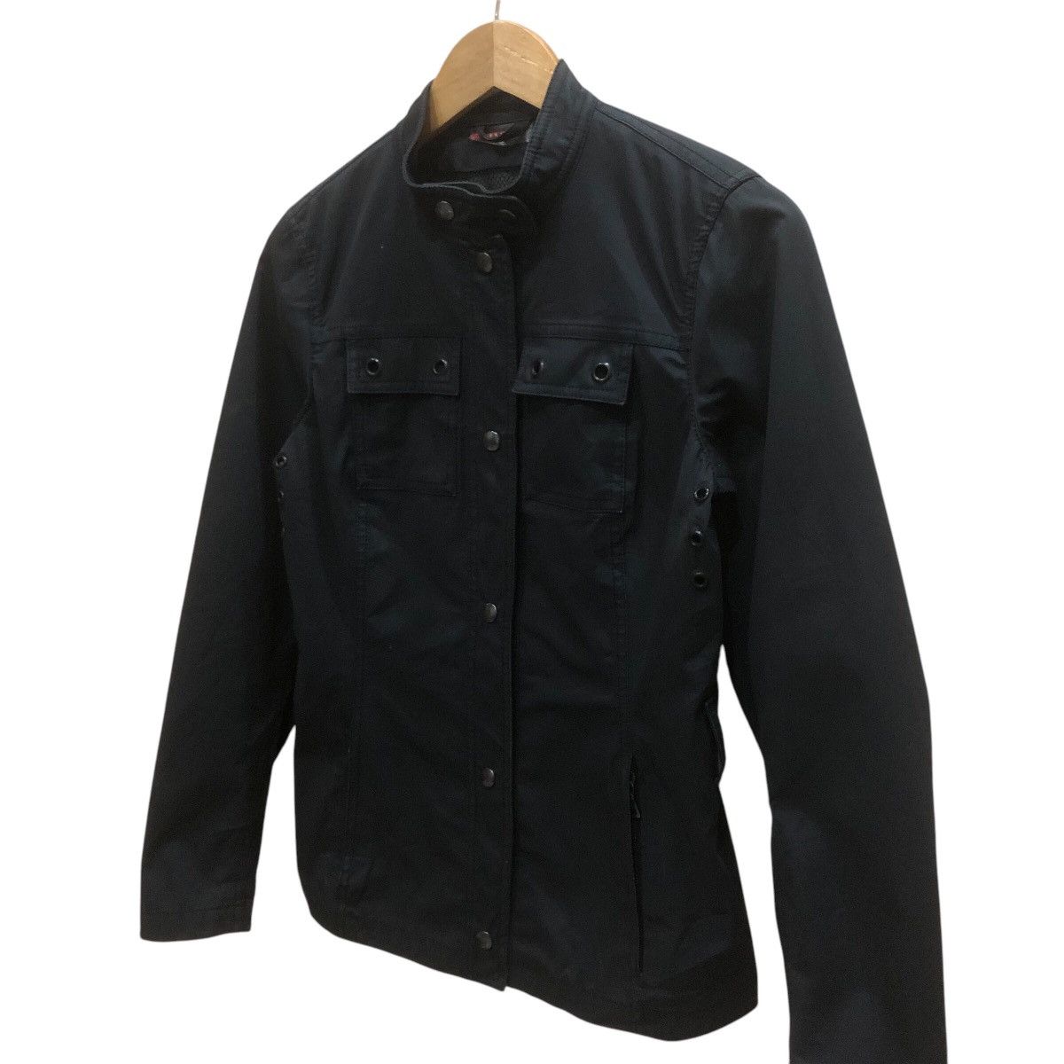 Prada × Vintage Prada Raincoat Rider Snap Button Jacket Size XXS / US 00 / IT 34 - 3 Thumbnail