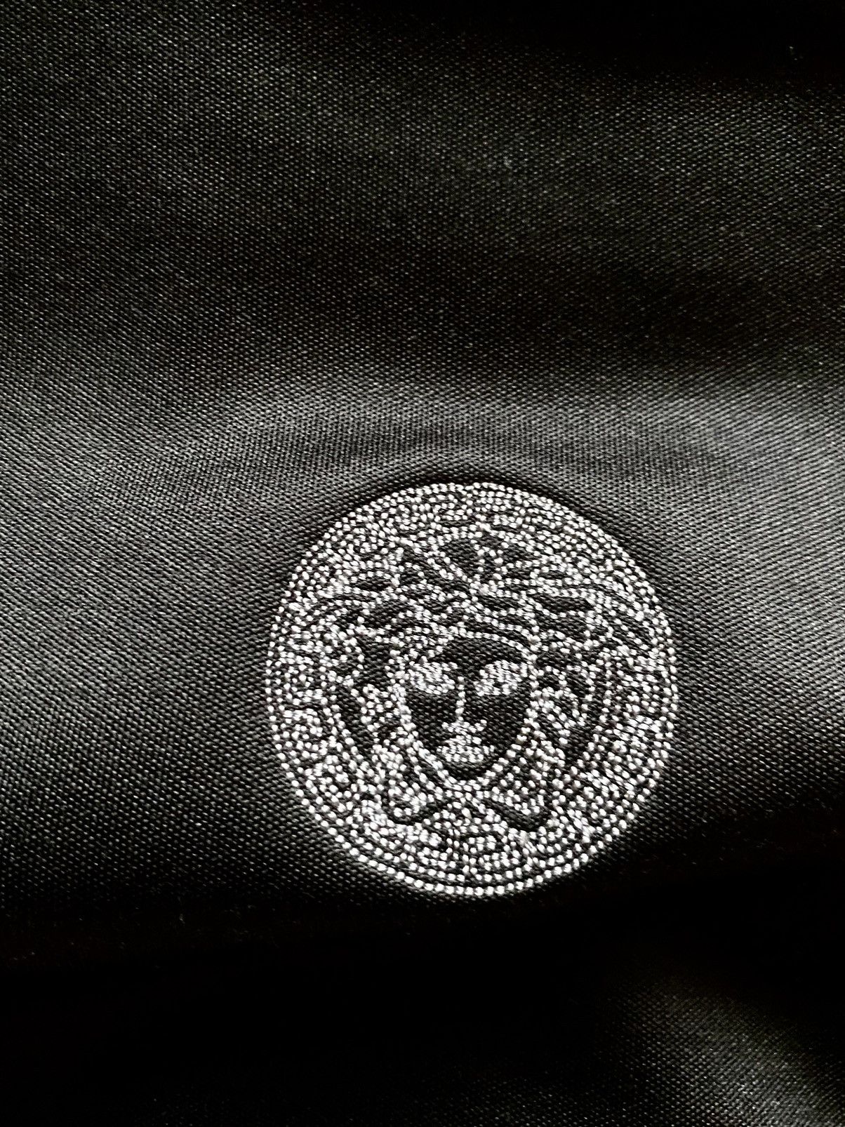 Versace Versace black embroidered Medusa satin bomber jacket Size US M / EU 48-50 / 2 - 2 Thumbnail